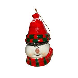 Trinket Box Christmas Ornament Snowman